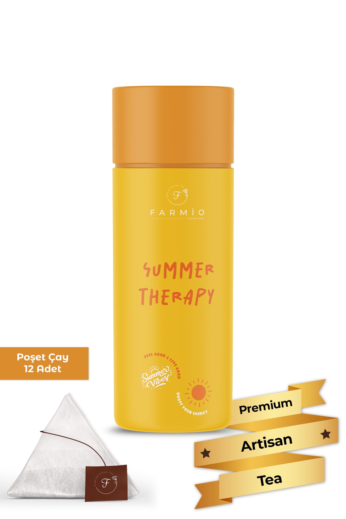 SUMMER THERAPY – Oolong Çayı – 12 poşet – Şeftali ve Kayısılı Oolong