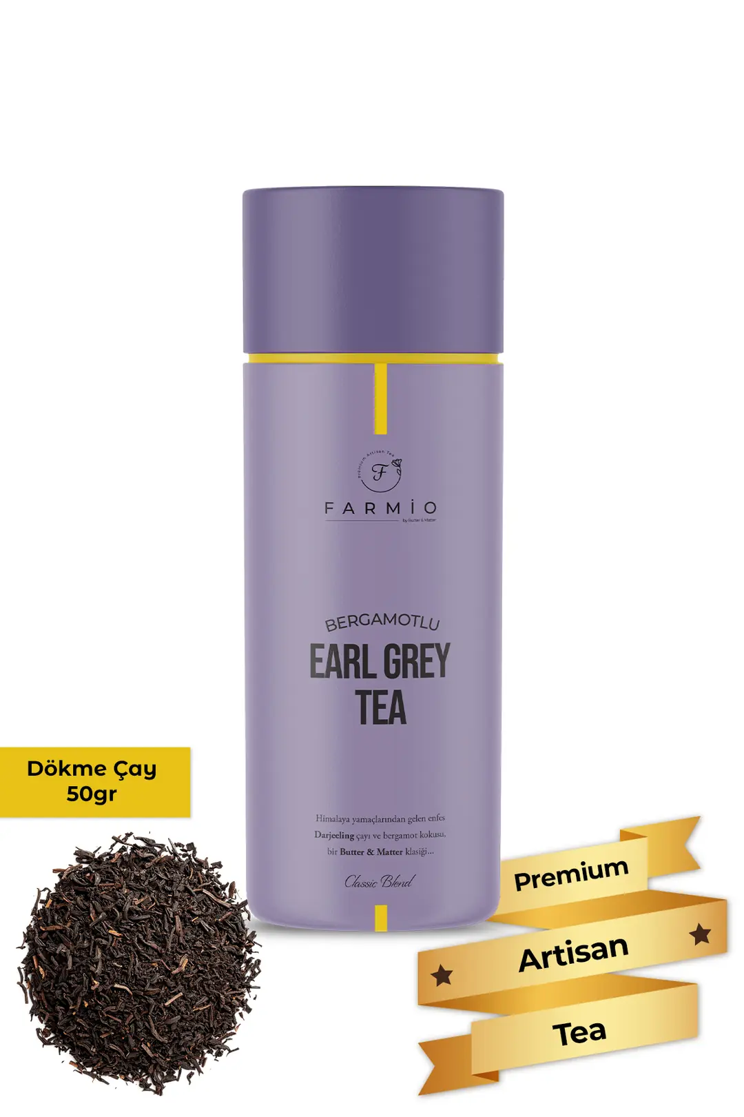 FARMİO - Earl Grey – Darjeeling - Classic Blend – 50gr – Bir