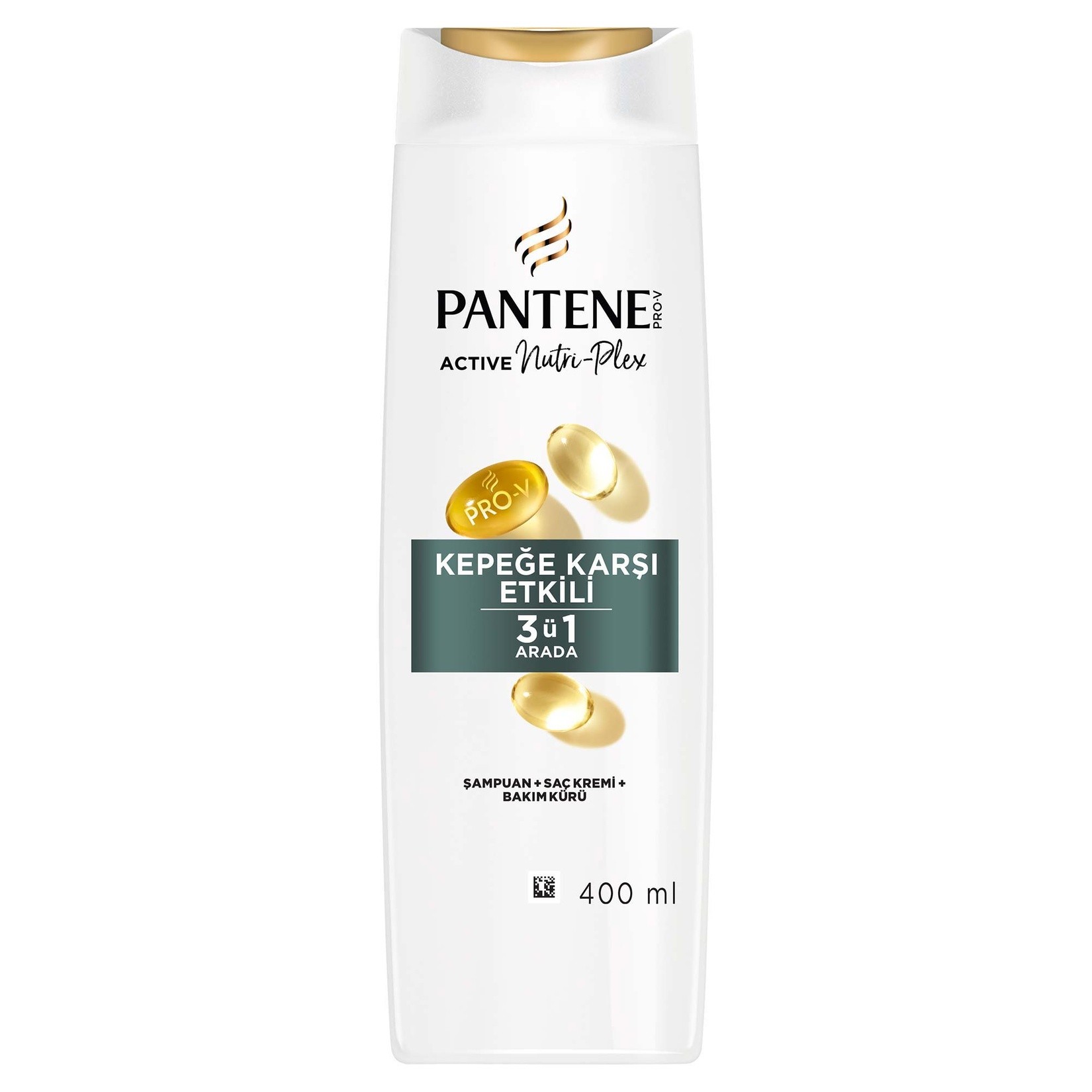Pantene Şampuan 400 ml Kepeğe Karşı 3 ü 1 Arada