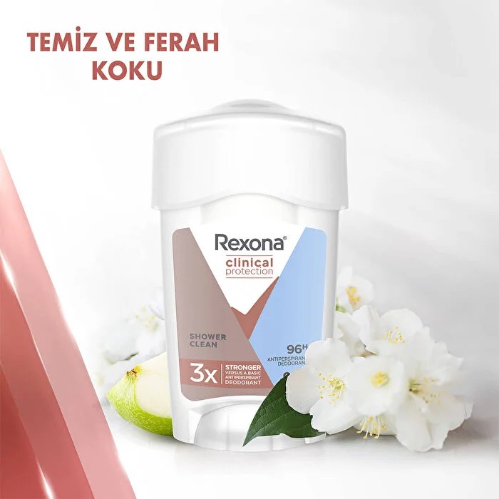 Rexona Kadın Deo Stick Clinical Protection Shower Clean 45 ml