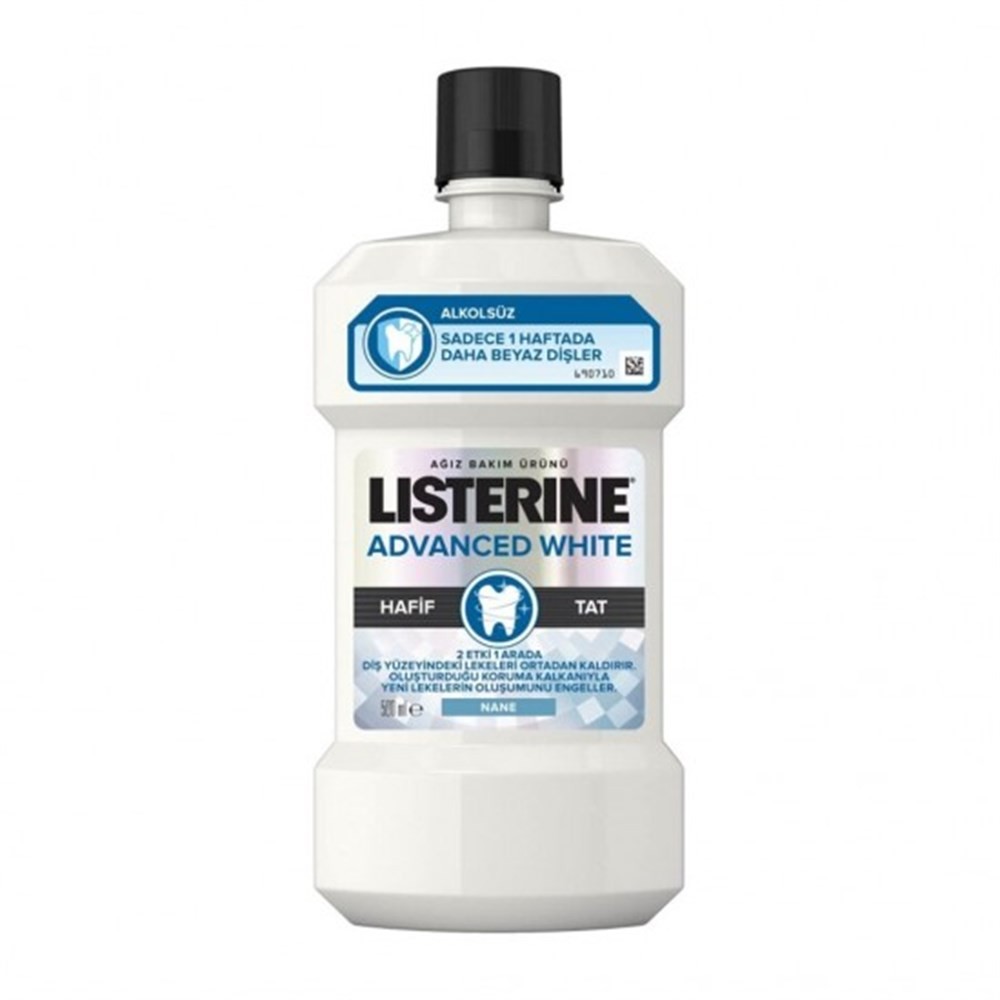 Listerine Ağız Gargarası - Mouthwash Advanced White 500 ml