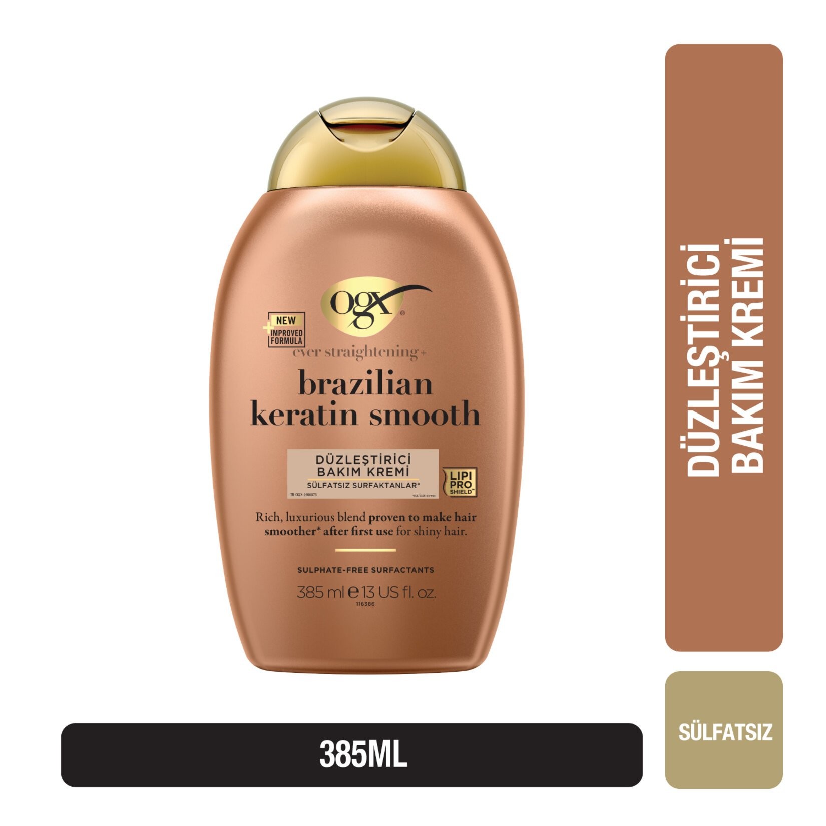 Ogx Düzleştirici Brezilya Keratin Saç Bakım Kremi 385 ml