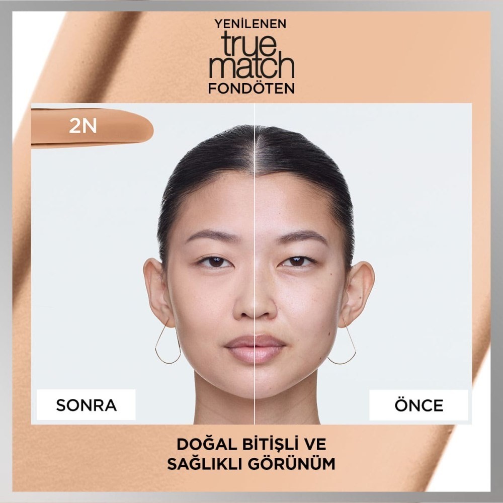 Loreal Paris Fondöten - True Match Foundation 2N Vanilla