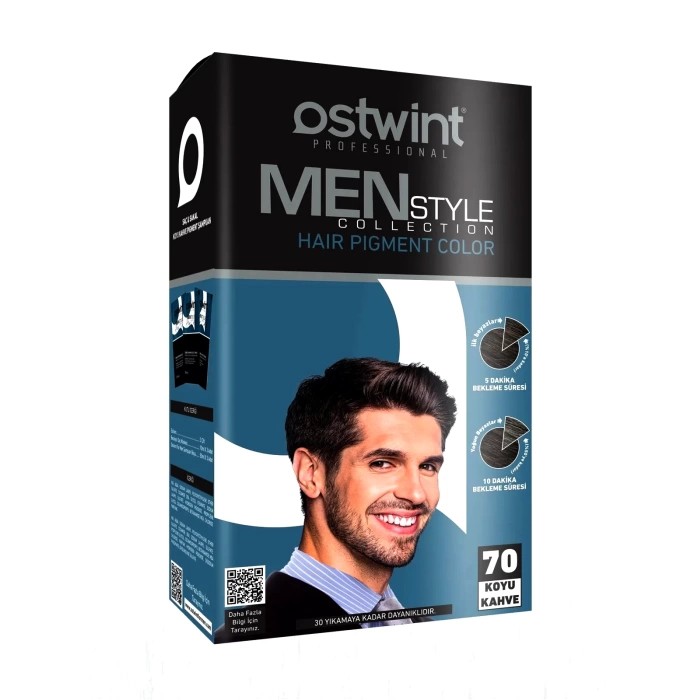 Ostwint Men Style Saç Boyası 70 Koyu Kahve