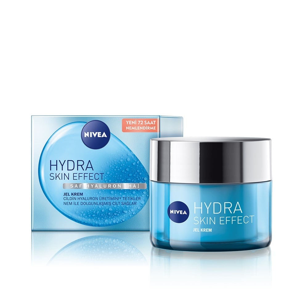 Nivea Visage Nemlendirici Jel Krem - Hydra Skin Effect Dolgunlaştırıcı Yaşlanma Karşıtı Etki 50 ml