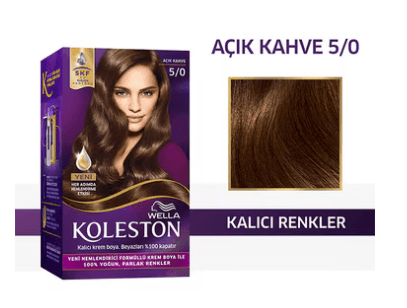 Koleston Kit Saç Boyası 5/0 Açık Kahve