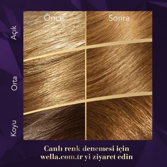 Wella Koleston Supreme Saç Boyası 7/3 Fındık Kabuğu