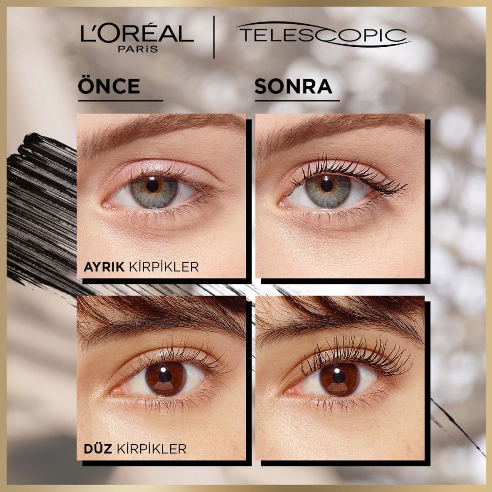 Loreal Paris Telescopic Maskara - Siyah