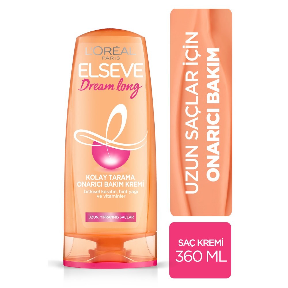 Loreal Elseve Saç Kremi Dream Long Kolay Tarama Bakım Etkisi 360 ml