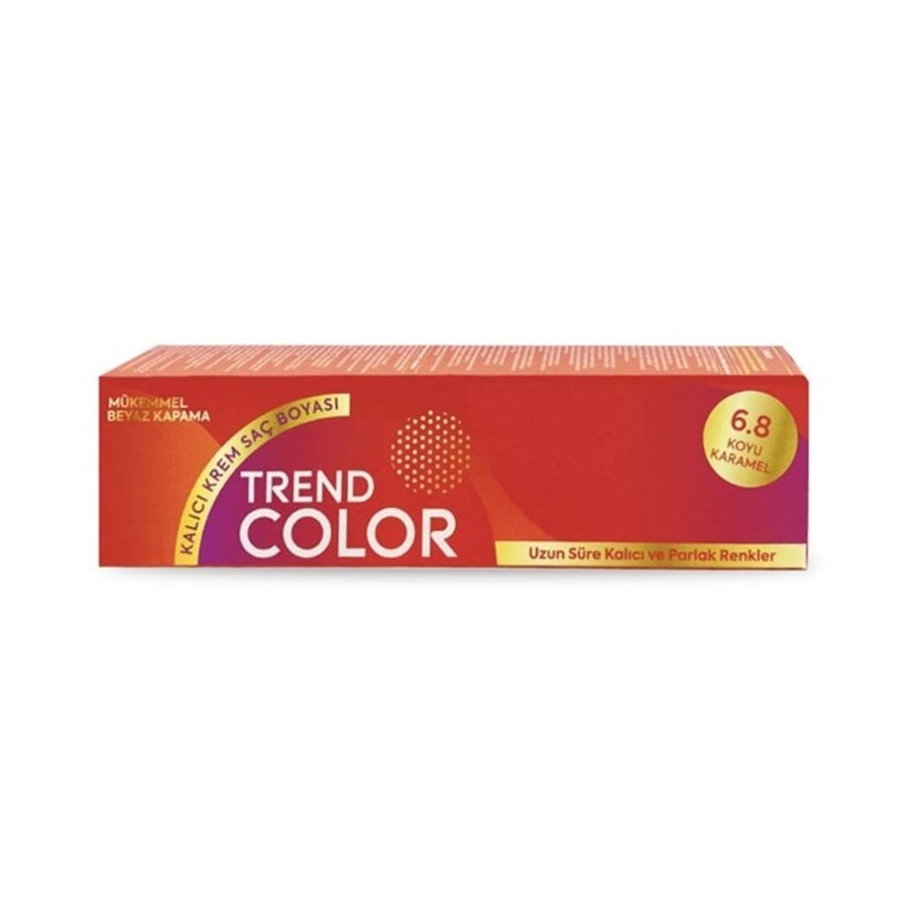 Trend Color Tüp Saç Boyası 6.8 Koyu Karemel 50 ml