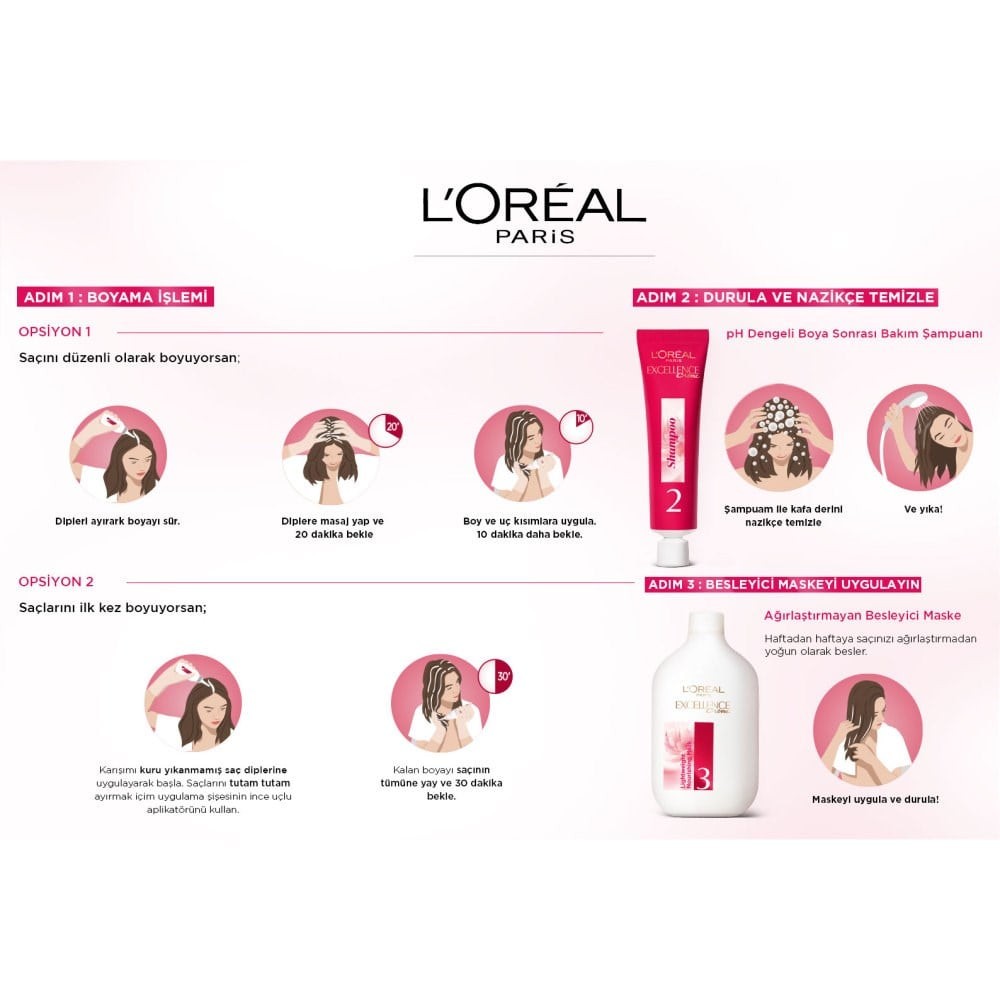 Loreal Paris Excellence Intense Saç Boyası - 6.66 Yoğun Kızıl