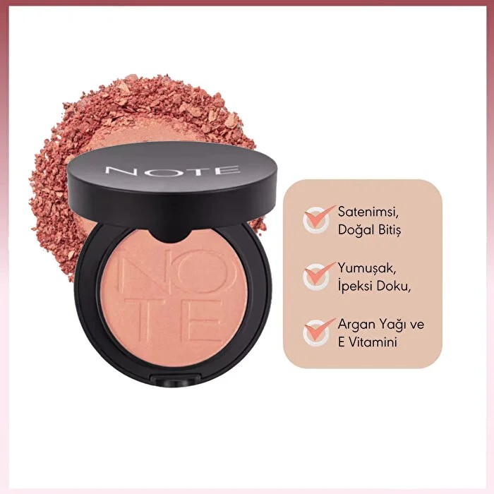 Note Luminous Silk Compact Allık 12 Rosy Glow
