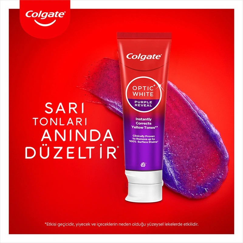 Colgate Optıc Whıte Purple Reveal 125 Ml