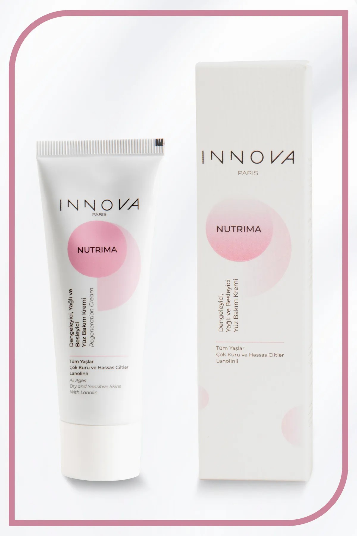 Innova Nutrima Besleyici Yüz Bakım Kremi Çok Kuru ve Hassas Ciltler İçin 40 ml
