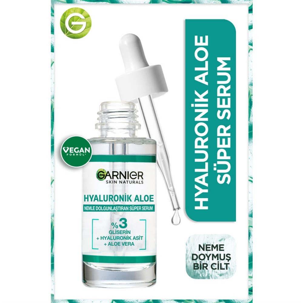 Garnier Serum Hyaluronik Aloe Vera Özlü Nemlendirme Etkili 30 ml