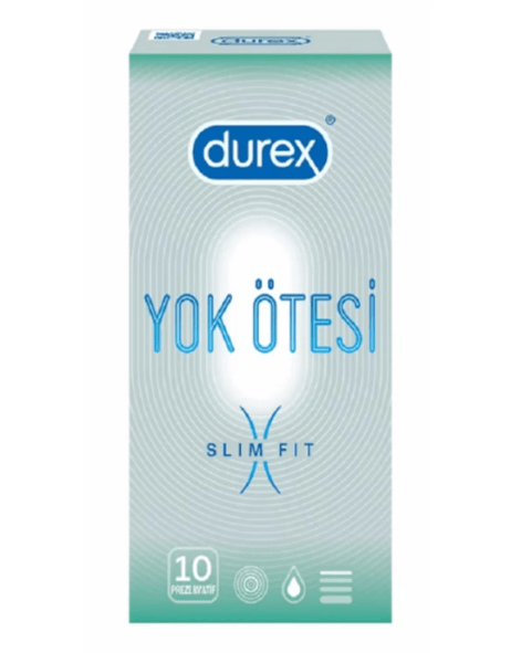 Durex Prezervatif Slim Fit Yok Ötesi 10lu