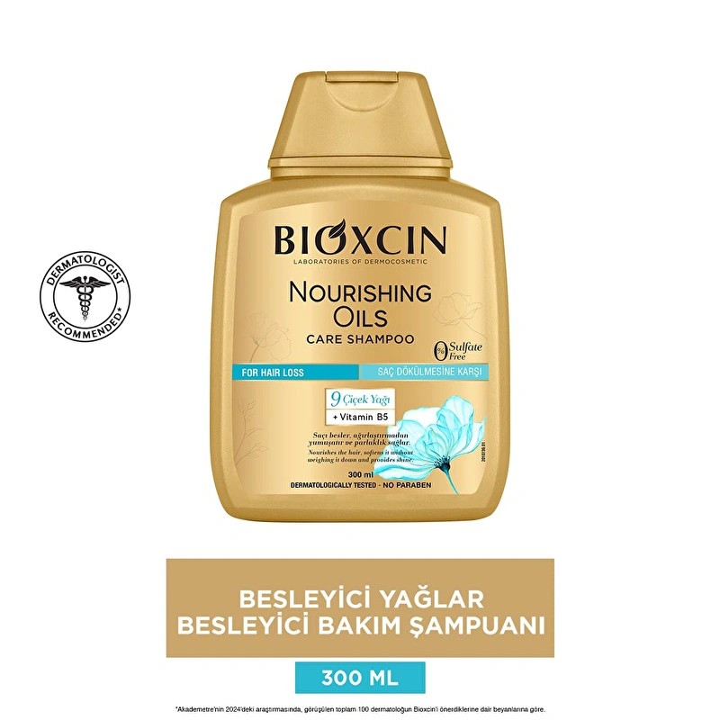 Bioxcin Besleyici Yağlar Saç Bakım Şampuanı 300 ml