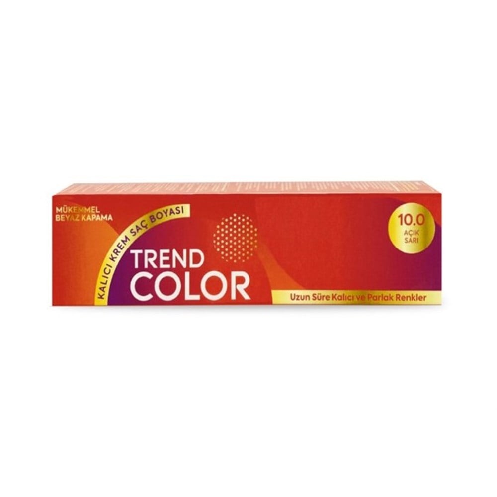 Trend Color Tüp Saç Boyası 10.0 Açık Sarı 50 ml