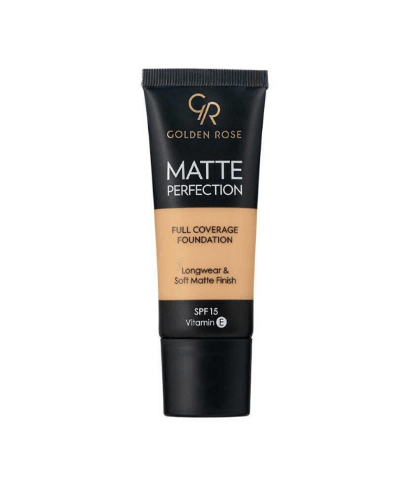 Golden Rose Fondöten Matte Perfection Full Coverage Foundation W:5 Warm