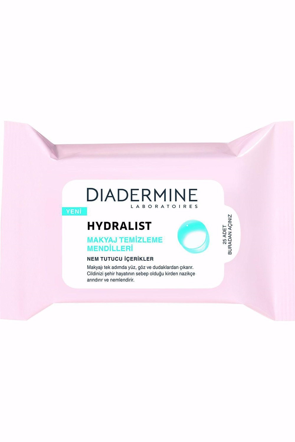 Diadermine Hydralist Yüz Temizleme Mendili 25li