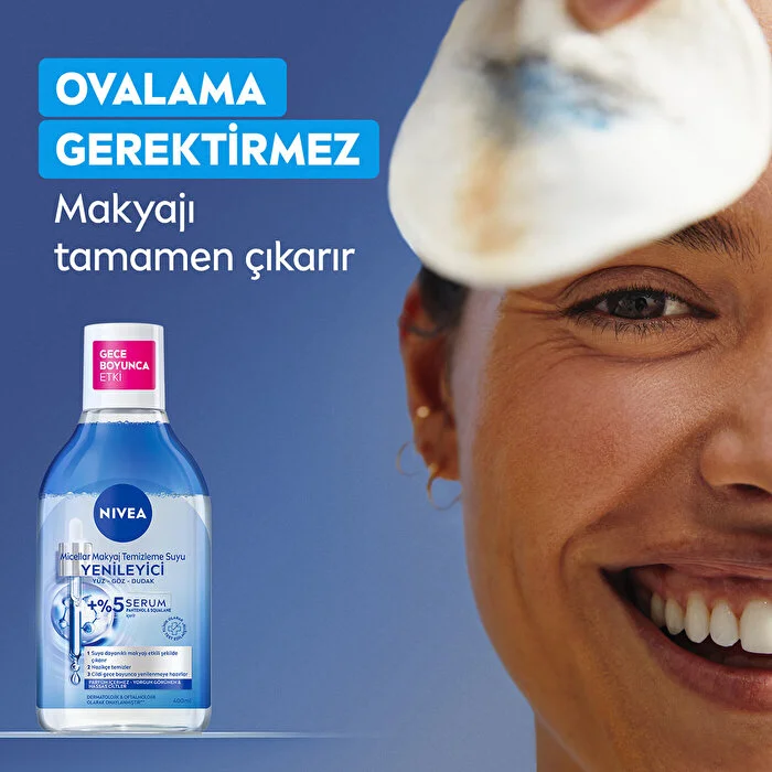 Nivea Micellar Makyaj Temizleme Suyu Serum İçerikli Yenileyici 400 ml