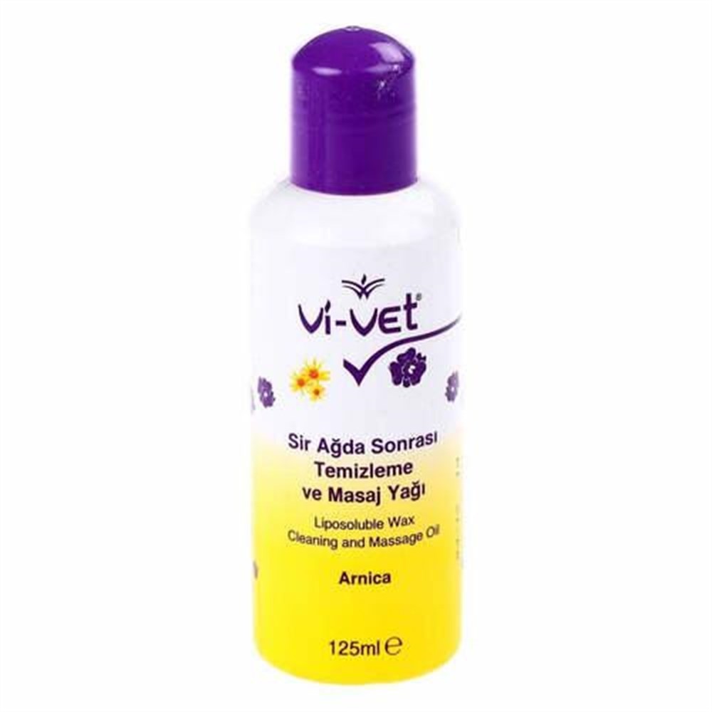 Vivet Sir Ağda sonrasıTemizleme ve Masaj Yağı Arnica 125 ml