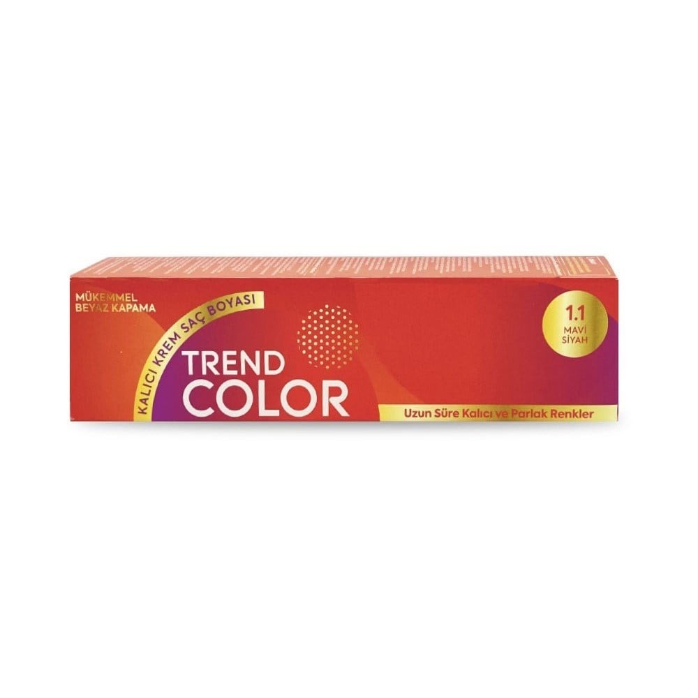 Trend Color Tüp Saç Boyası 1.1 Mavi Siyah 50 ml