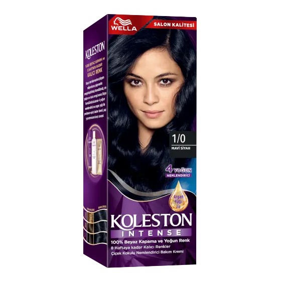 Wella Koleston Intense Saç Boyası 1/0 Mavi Siyah