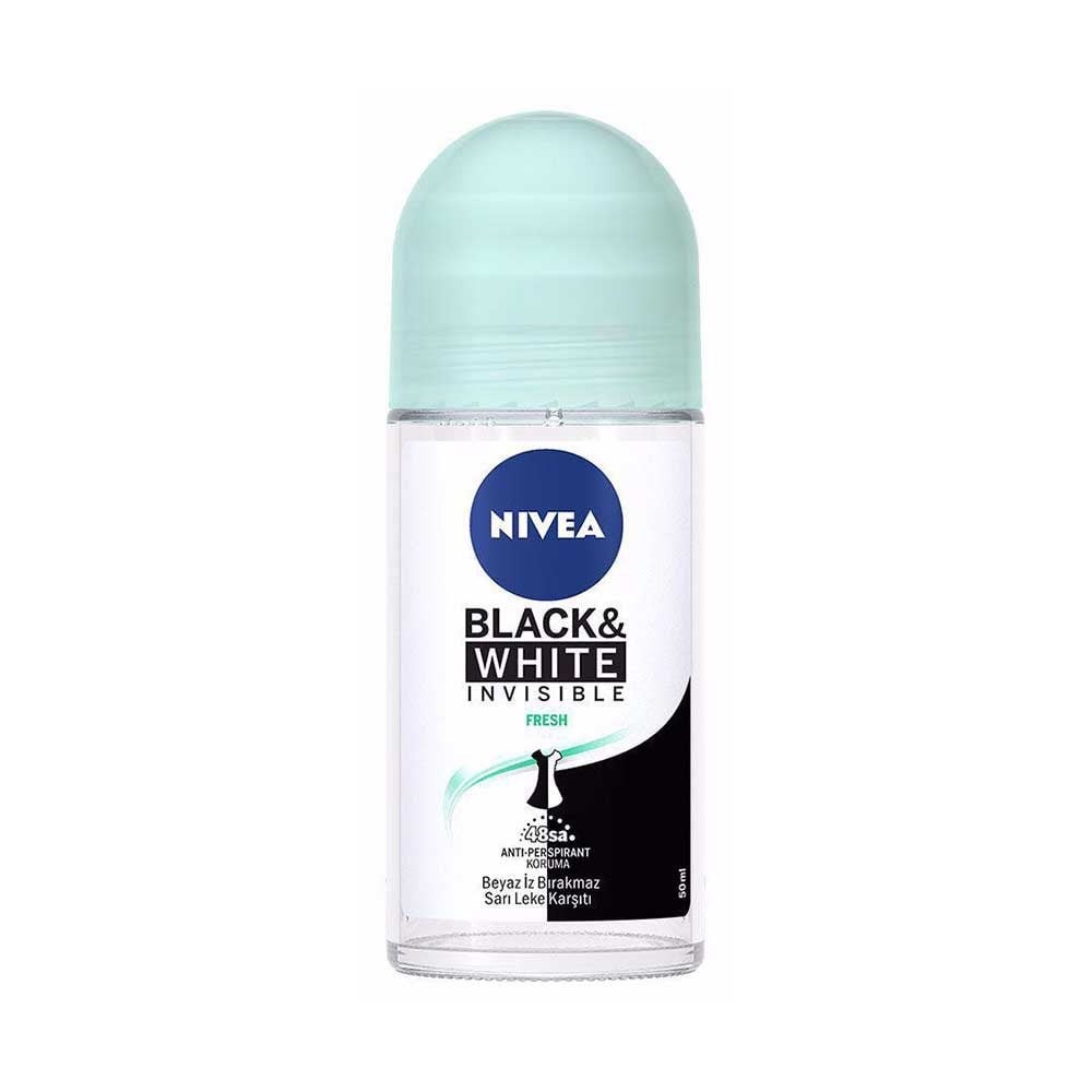 Nivea Kadın Roll-On Deodorant Invisible Black &amp; White Fresh 50 ml