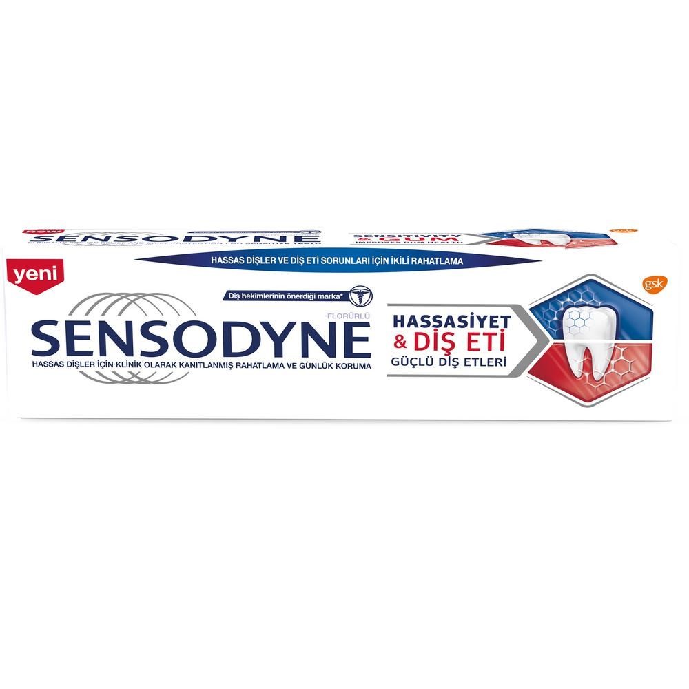Sensodyne Hassasiyet &amp; Diş Eti güçlü Diş Eti Beyazlatıcı 75 ml
