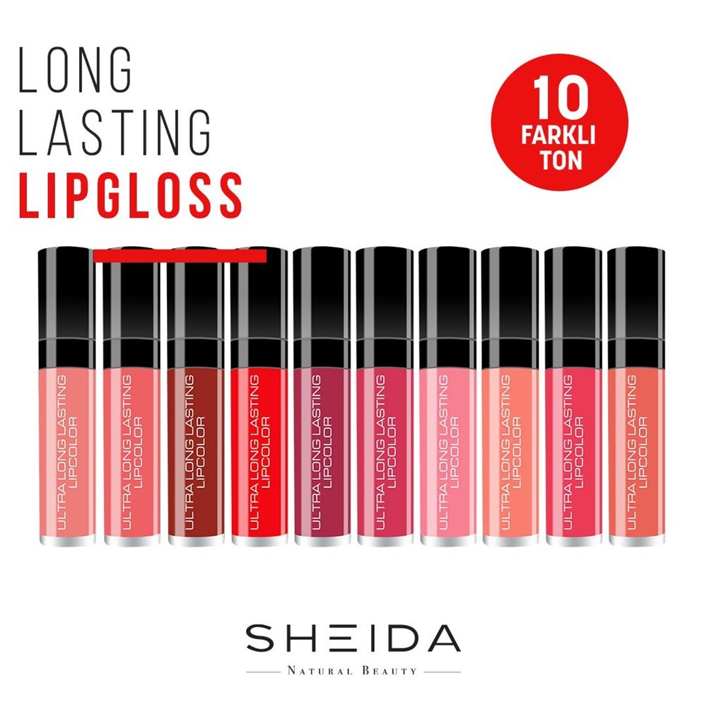 Sheida Ultra Longlasting Lipcolor No: 2 Kalıcı Lipgloss