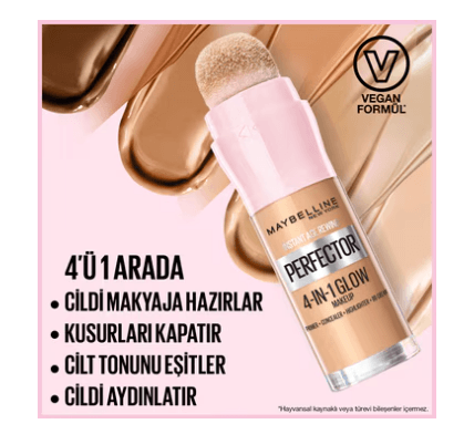 Maybellıne Perfector 4in1 Glow Fondoten 00 Faır Lıght