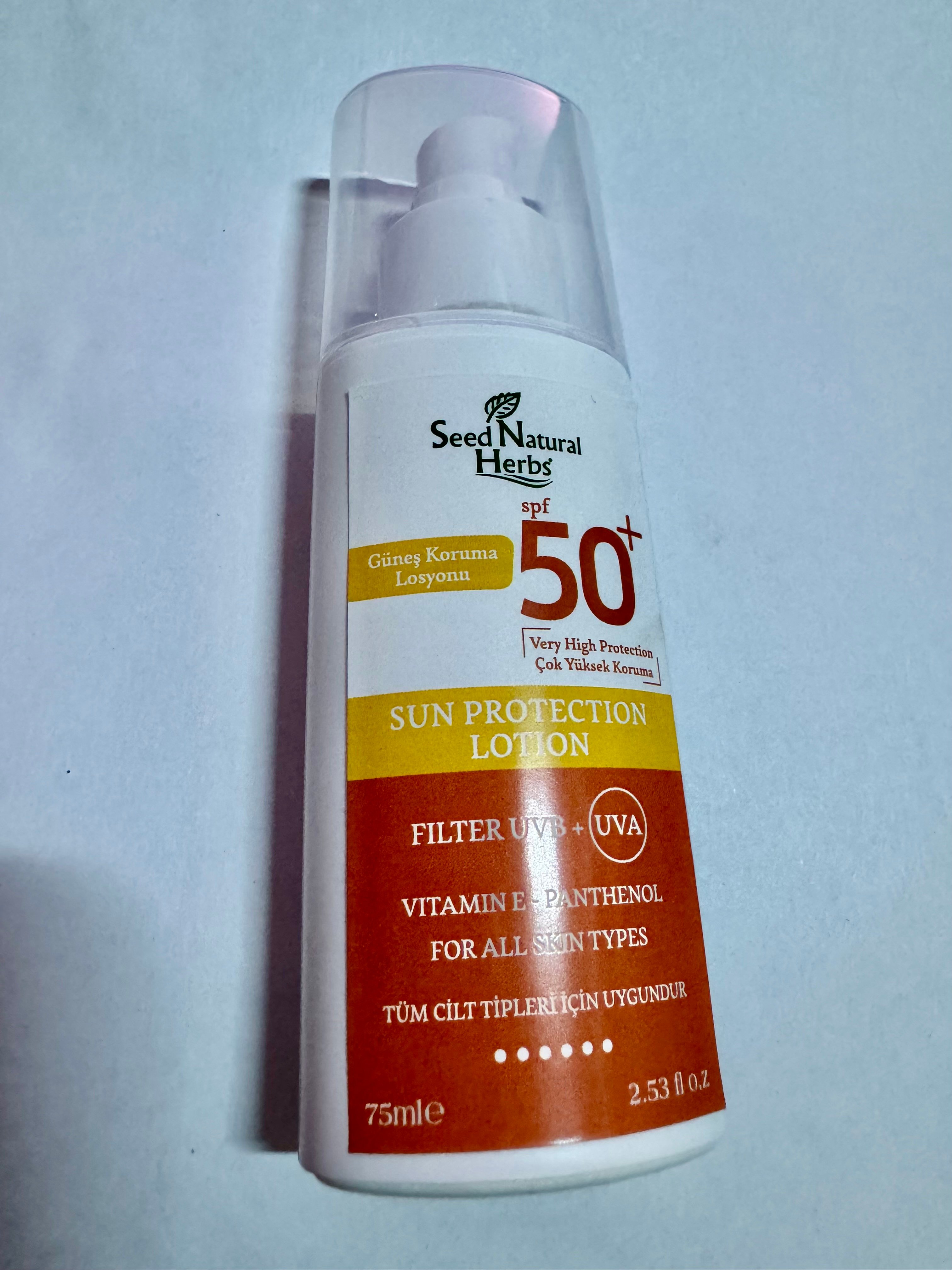 Natural Herbs Sun Koruma Losyon 75 ml