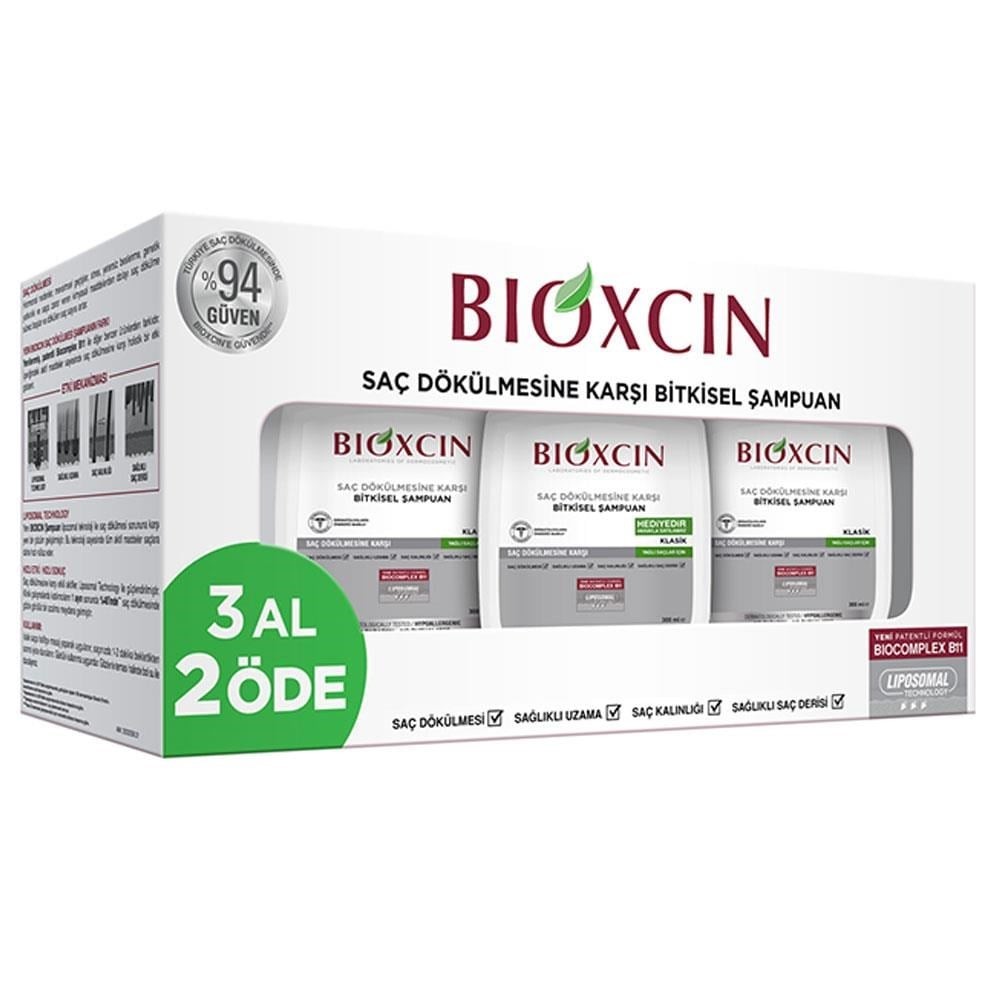 Bioxcin Genesis Saç Dökülmesine Karşı Bitkisel Şampuan Yağlı Saçlar İçin 300 ml 3Al 2 Öde