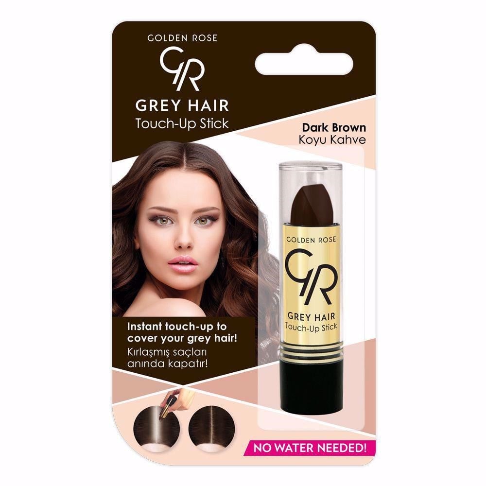 Golden Rose Saç Beyazlarını Kapatan Stick - Koyu Kahverengi Grey Hair Touch-Up Stick