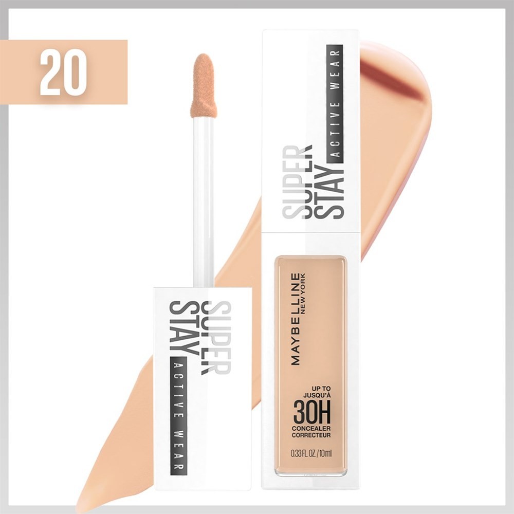 Maybelline New York Kapatıcı Superstay Active Wear 30H Concealer 20 Sand