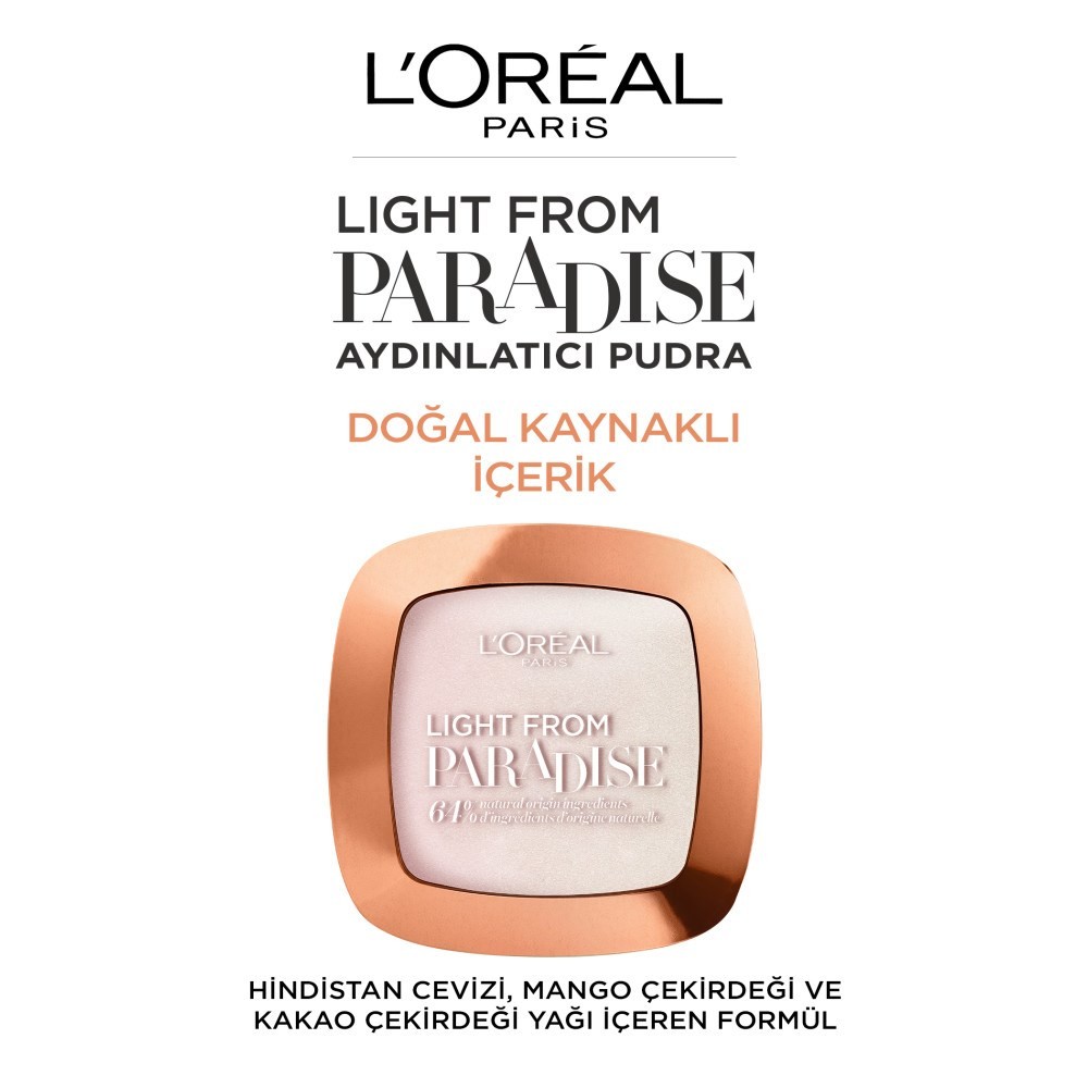 Loreal Paris Light From Paradise Icoconic Glow Aydınlatıcı Pudra - 01 Coconut Addict