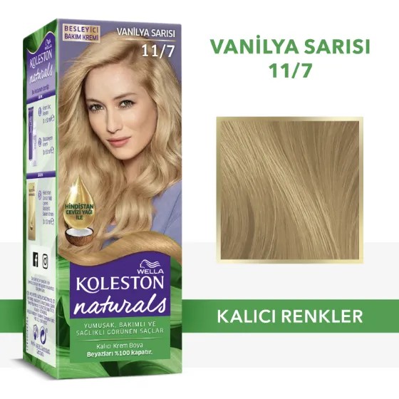 Wella Koleston Naturals Saç Boyası 11/7 Vanilya Sarısı