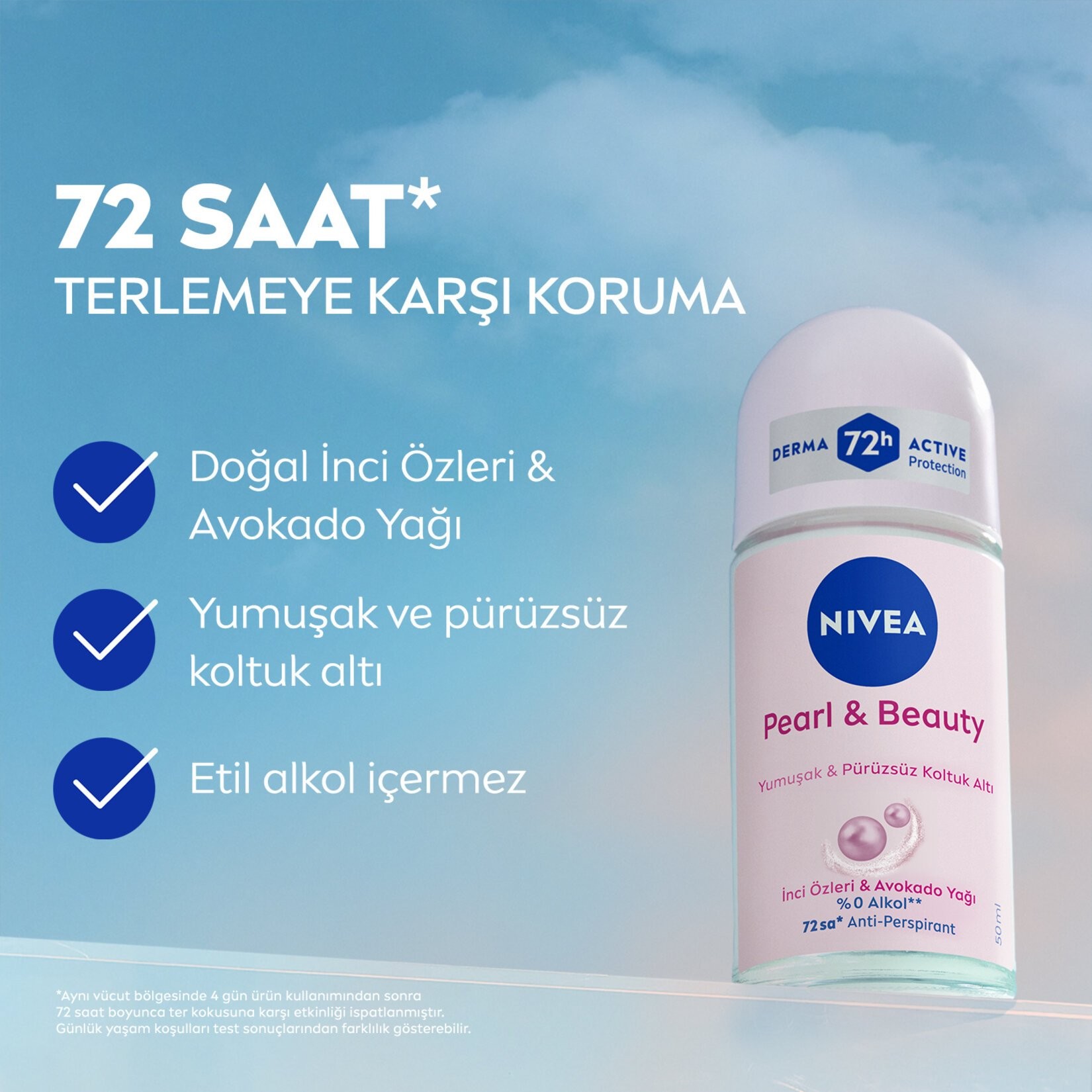 Nivea Kadın Roll-on Deodorant Pearl & Beauty 50 ml