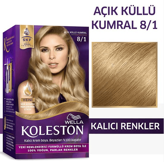 Koleston Kit Saç Şampuanı 8/1 Açık Küllü Kumral