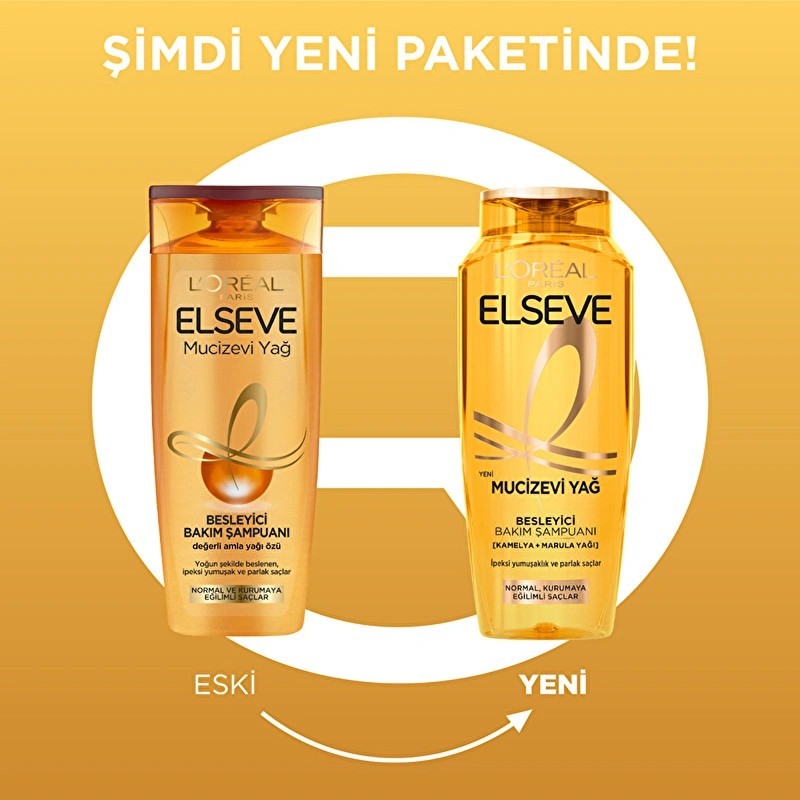 Loreal Paris Elseve Mucizevi Yağ Besleyici Bakım Şampuanı 400 ml