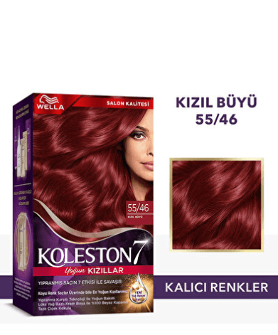 Koleston Kit Saç Boyası 55/46 Kızıl Büyü