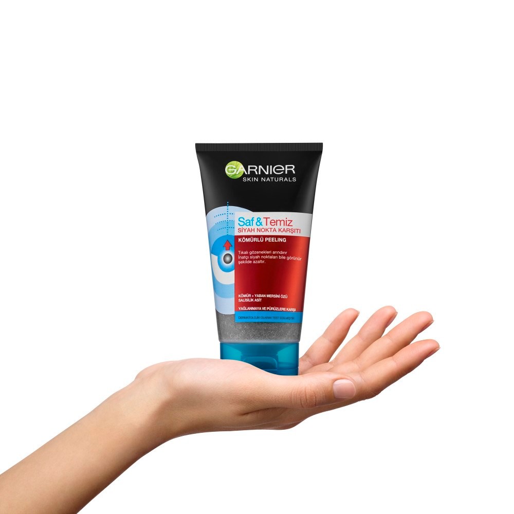 Garnier Saf & Temiz Siyah Nokta Karşıtı Kömürlü Peeling 150 ml
