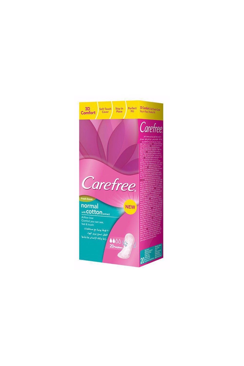 Carefree Günlük Ped Refresh Breathable Airflow 20li