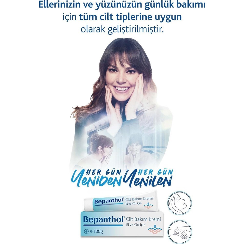 Bepanthol El ve Yüz İçin Cilt Bakım Kremi 100 gr