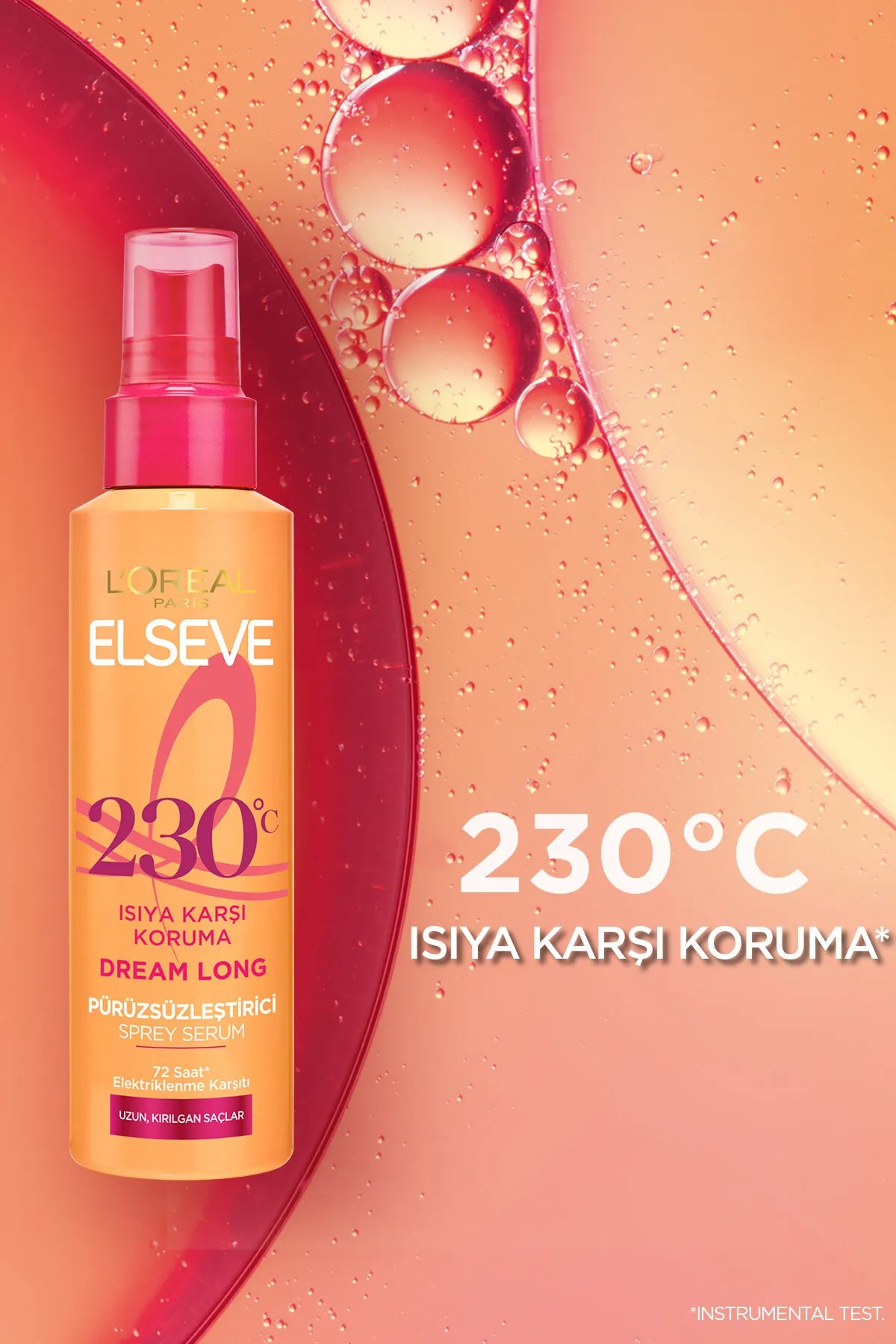 Elseve Dream Long Isı Koruyucu & Pürüzsüzleştirici Sprey Serum 150 Ml
