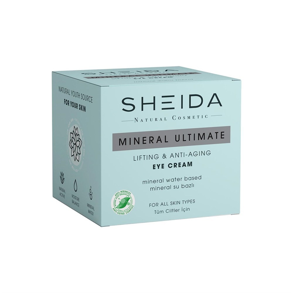 Sheida Yaşlanma Karşıtı Göz Çevresi Kremi Mineral Ultimate Lifting 20 ml