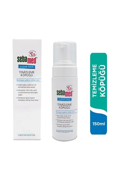 Sebamed Temizleme Köpüğü Clear Face 150 ml