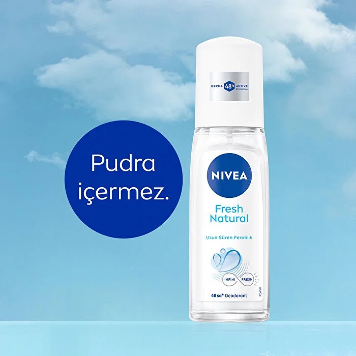 Nivea Fresh Natural Kadın Sprey Deodorant 75 ml
