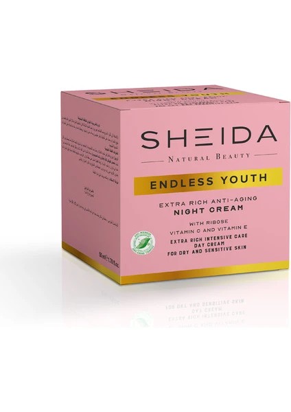 Sheida Endless Youth Yaşlanma Karşıtı Gece Kremi - Anti-Age Night Cream 50 ml